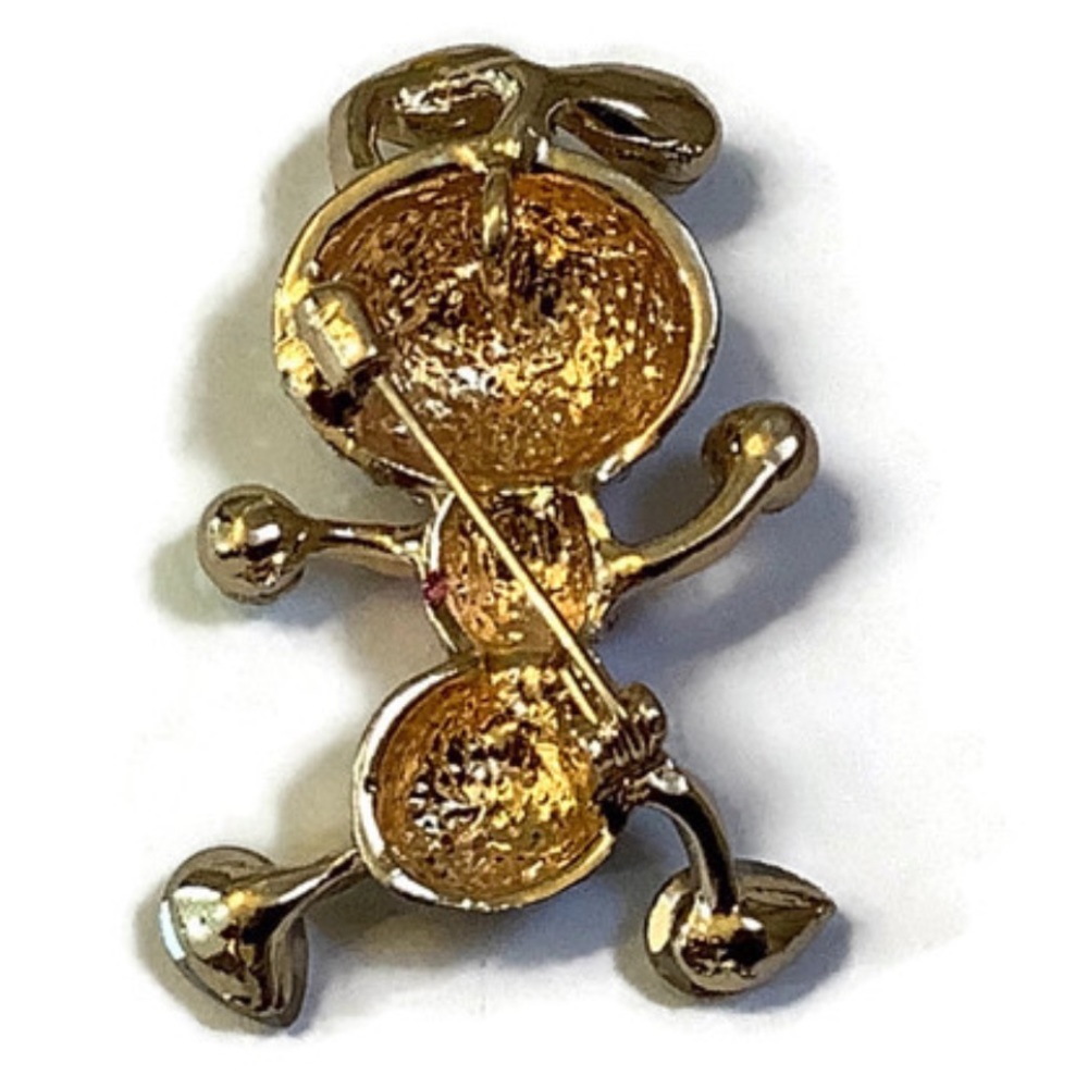 Pink and Blue Rhinestone Cartoon looking Ant Brooch/Pendant - Picture 2 of 7